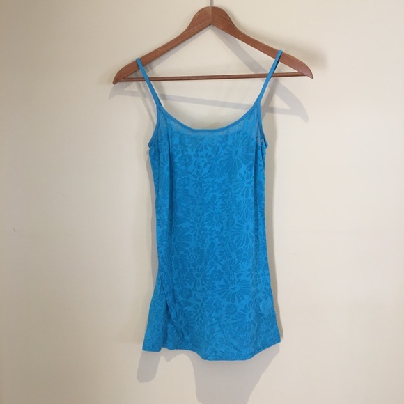 Turquoise tank top - Picture 1 of 4